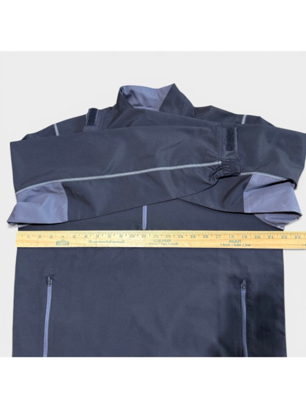 FootJoy Sport Windshirt Mens Small Black Charcoal Long Sleeve 1/2 Zip Golf NWT - Picture 5 of 11